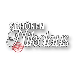 Stempel-Scheune Stanzschablone SSD011 - Sch&ouml;nen Nikolaus Winter Geschenke
