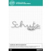 Stempel-Scheune Stanzschablone SSD006 - Schutzengel Weihnachten Engel Schrift