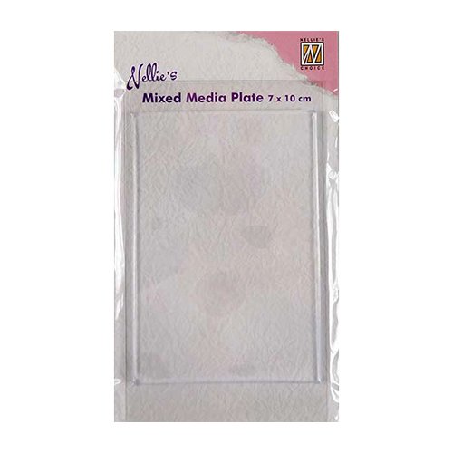Nellie Snellen Mixed Media Plate - Rechteck Rectangle 7 x 10 cm