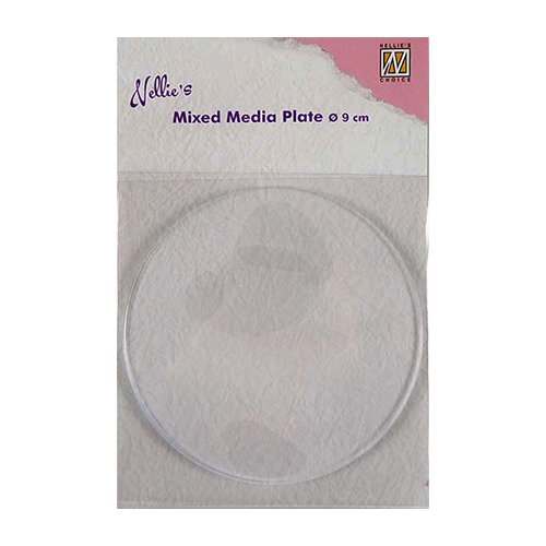 Nellie Snellen Mixed Media Plate - Rund Kreis 9 x 9 cm