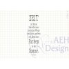 AEH Design Gummistempel 1584E - Zeit ist ein Platz zum Parken in der Sonne Ruhe