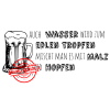 Stempel-Scheune Gummistempel 224 - Bier Hopfen Malz Edler Tropfen Getr&auml;nk Wasser