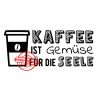 Stempel-Scheune Gummistempel 37 - Kaffee ist Gem&uuml;se Seele Coffee to go Spruch