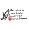 Stempel-Scheune Gummistempel 64 - Schuhe Schrank Elegant Spruch Humor Mode Frau