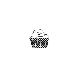 Dini Design Gummistempel 118 - Muffin - Cupcake Kuchen...