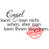 Stempel-Scheune Gummi 270 - Engel nicht sehen Ihnen begegnen Spruch Karte