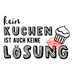 Stempel-Scheune Gummi 38 - Kein Kuchen L&ouml;sung...