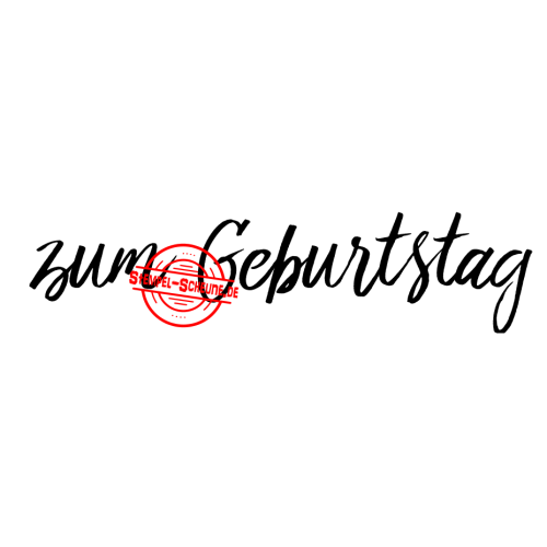 Stempel-Scheune Gummi 6 - zum Geburtstag Spruch Herzlichen Gl&uuml;ckwunsch