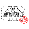 Stempel-Scheune Gummi 68 - Frohe Weihnachten und ein gutes neues Jahr