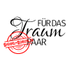 Stempel-Scheune Gummi 130 - f&uuml;r das Traumpaar Hochzeit Kirche Mann Frau