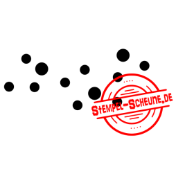 Stempel-Scheune Gummi 209 - Punkte Hintergrund Muster...