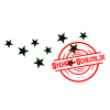 Stempel-Scheune Gummi 210 - Sterne Hintergrund Muster Stern Himmel Motiv