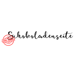 Stempel-Scheune Gummi 31 - Schokoladenseite Schokolade...