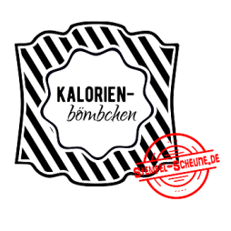 Stempel-Scheune Gummi 88 - Label Kalorienb&ouml;mbchen...