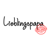 Stempel-Scheune Gummi 446 - Lieblingspapa Papa Familie Tochter Sohn Kind