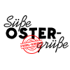 Stempel-Scheune Gummi 452 - S&uuml;&szlig;er Ostergru&szlig; Ostern Gru&szlig; Post Post