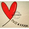 Gummiapan Gummistempel 10100603 - Herz puss &amp; kram Liebe Freude Spa&szlig; Motiv Stamp