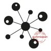 Gummiapan Gummistempel 10120303 - Kugeln Verbindung Atom Abstrakt Kreise Motiv