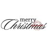 Gummiapan Gummistempel 11090405 - Merry Christmas Frohe Weihnachten XMas