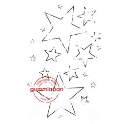 Gummiapan Gummistempel 13100701 - Sterne Himmel Stern...