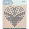 Card Deco Stanzschablone 10 St&uuml;ck - Herz Herzen Liebe Heart Kontur Rahmen