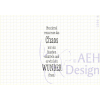 AEH Design Gummistempel 1599E -Chaos sch&uuml;tteln f&uuml;r ein Wunder Magie &Uuml;berraschung