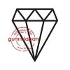 Gummiapan Gummistempel 15030710 - Diamant Edelstein Mine Bergbau Motiv Stempel