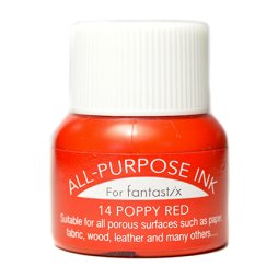 TSUKINEKO All Purpose Ink Poppy Red Rot - Stempelfarbe...