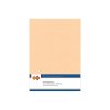 Card Deco Leinenpapier Lachs Orange Beige - A5 Papier 240g/m&sup2; 10 Bl&auml;tter Basteln