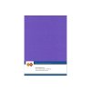 Card Deco Leinenpapier Violett - A5 Papier 240g/m&sup2; 10 Bl&auml;tter Basteln
