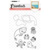 StudioLight Stempel und Stanzschablone BASICSDC31  Maritim Meer Fisch Wal Qualle