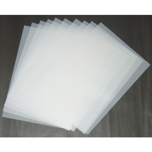 Transparentpapier 112 g/qm - Vellum Papier A4 5 Stk Wei&szlig; Bedruckbar Bastelpapier