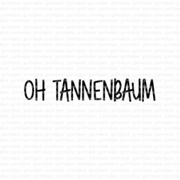 Gummiapan Gummistempel 20020431 - Oh Tannenbaum...
