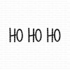 Gummiapan Gummistempel 20020442 - Ho Ho Ho Weihnachten Weihnachtsmann