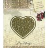 Amy Design Stanzschablone Weihnachten - Herz mit Sternen Stern Kontur Liebe