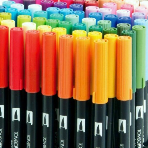 Tombow ABT Dual Brush Pen mit zwei Spitzen in 107 vers. Farben Kolorieren
