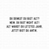 Gummiapan Gummistempel 19090202 - Du denkst du bist alt? Du bist antik Rente