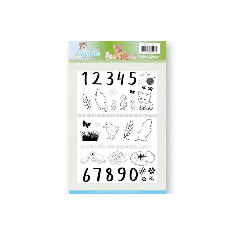 Clear Stamps Set Ostern – 4 Transparente Silikon-Stempel Zum Kombinieren