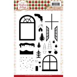 Precious Marieke Clear Stamps - Weihnachten Fenster...