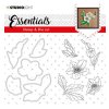 StudioLight Essentials Nr 48 Stamp &amp; Die cut - Blume Pflanze Bl&uuml;te Bl&auml;tter Blatt