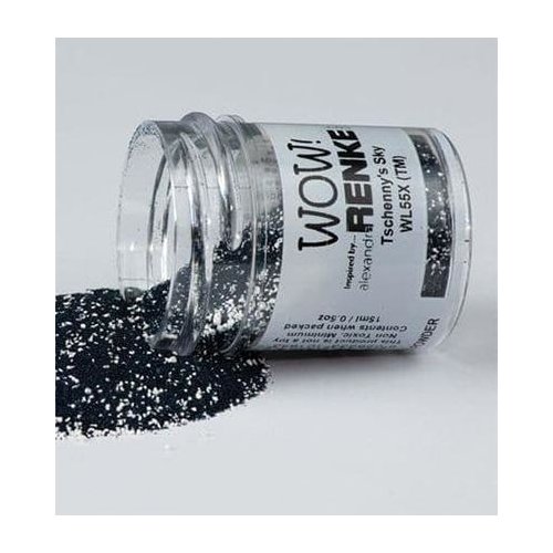 WOW! Embossingpulver Colour Blends - Sky Schwarz Silber 15 ml Pulver