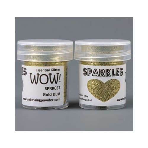 WOW! Sparkles Glitter Gold Dust - Glitzer 15 ml Pulver Premium Glitzer