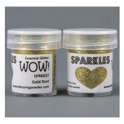 WOW! Sparkles Glitter Gold Dust - Glitzer 15 ml Pulver...