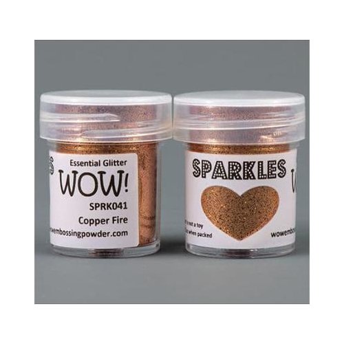 WOW! Sparkles Glitter Copper Fire - Kupfer Glitzer 15 ml Pulver Premium Glitzer