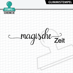 Stempel-Scheune Gummistempel 525 - Magische Zeit Winter...