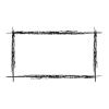 Dini Design Gummistempel 771 - Rechteck Rahmen Linien Bild Viereck