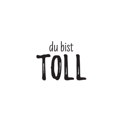 Dini Design Gummistempel 772 - Du bist toll Spruch Danke Kleinigkeit Hilfe