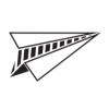 Dini Design Gummistempel 776 - Papierflieger Flugzeug fliegen Notizblock Sktech