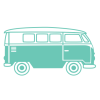 Dini Design Gummistempel 794 - Bus Van Abenteuer Reisen Camping Auto Gro&szlig;