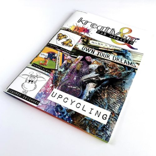 Kreativ &amp; Bunt Das Magazin Nr. 8 - Scrapbooking Mixed Media Kolorieren Upcycling